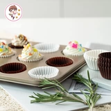 美涤 Кофейный торт бумага растяжка масляная бумага с круглым домом с небольшим пирожным бумажным чашкой 500