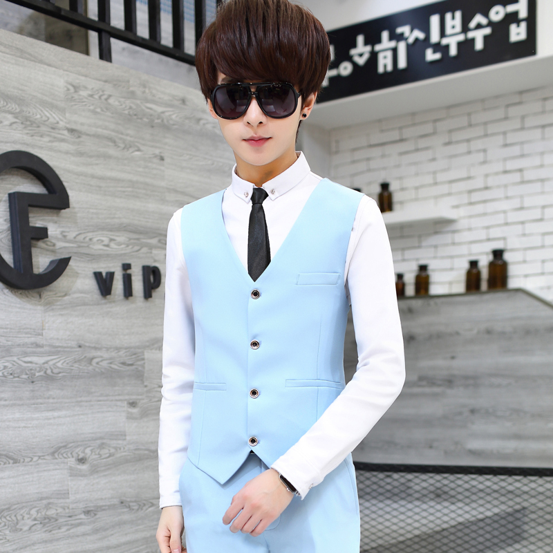Suit Vest Men's Groomsmen Outfit Brother Outfit Casual Professional Vest Suit Set Groom Wedding Vest