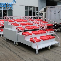 Timing stand track and field competition mobile finish referee stand 15-seat retractable referee stand referee stand