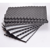 Flame retardant self-adhesive wave cotton Sewer sound-absorbing pearl cotton Drain pipe Mute king bathroom package pipe sound insulation cotton