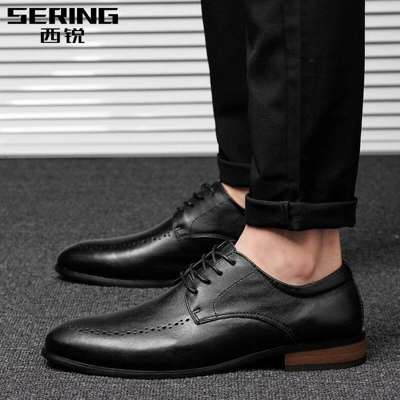 Xili leisure business leather leather leather brooke men's shoes skin large size high-end men's handmade shoes