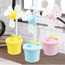 New student flowerpot type USB charging potted humidifier electronic spray fan dormitory room portable and practical