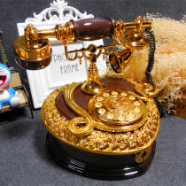 Classic retro telephone music box clockwork music box box window wedding photography props ornaments birthday gifts