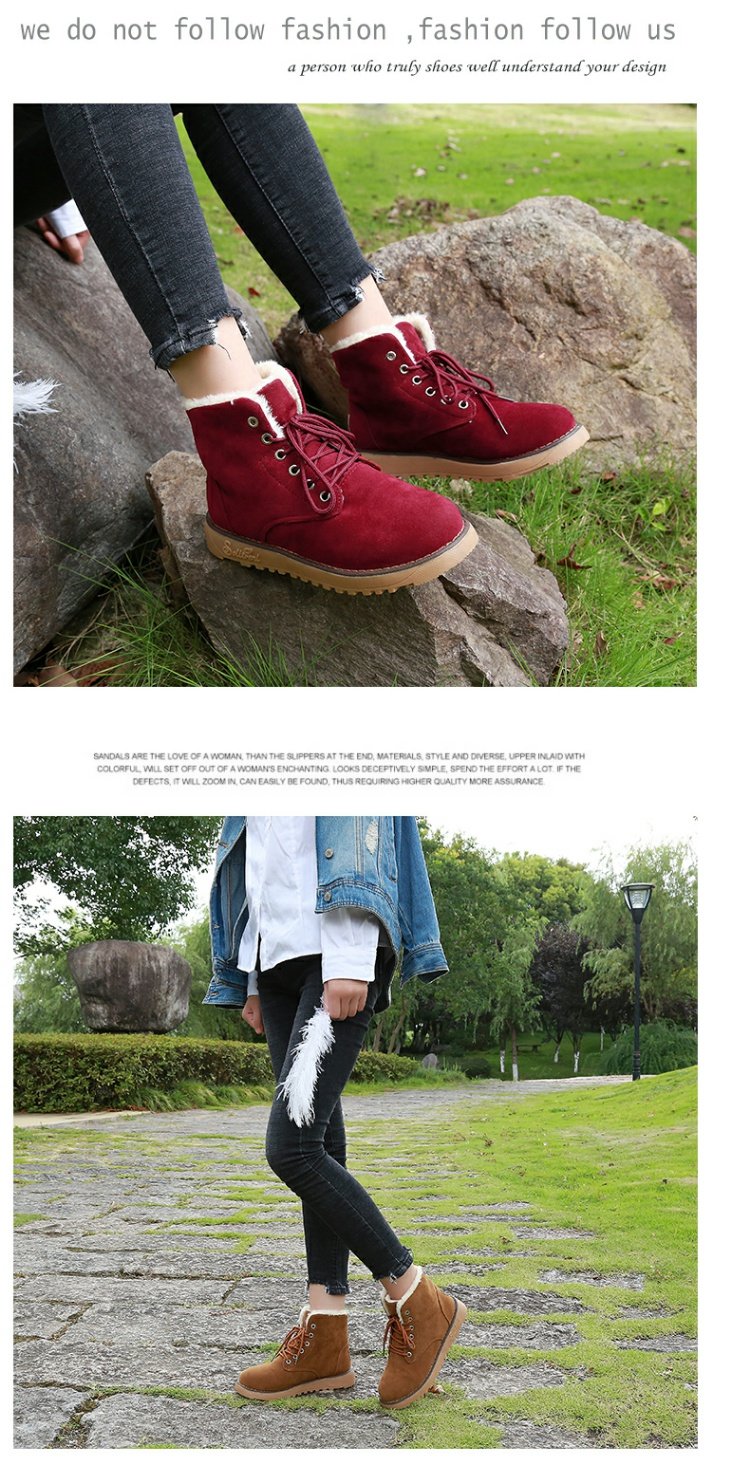 Giày bốt trẻ em Hàn Quốc phiên bản giày cotton 2018 cà vạt mới Martin boot mùa đông cộng với giày đế bệt nhung boot nữ cao cổ