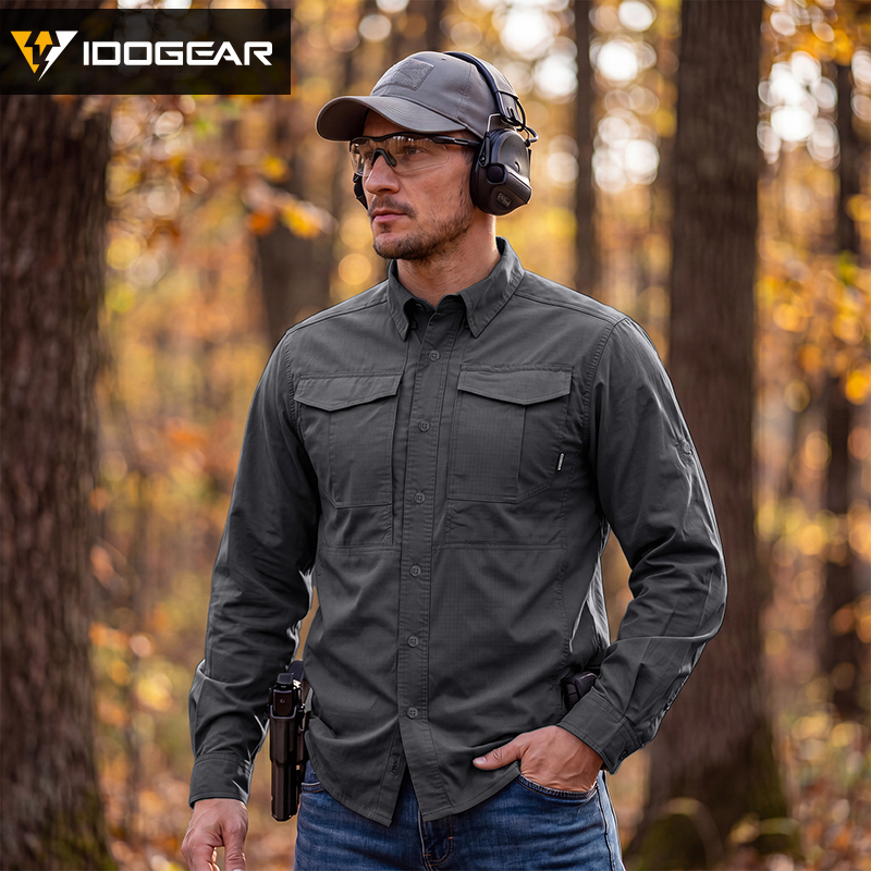 Idogear Little Steel Scorpion Is4 Lightweight and Breathable Tactical Long-Sleeved Spring and Summer Outdoor Men's Casual Shirt Quick-Drying and Sun Protection Idogear Little Steel Scorpion Is4 Lightweight and Breathable Tactical Long-Sleeved Spring and Summer Outdoor Men's Casual Shirt Quick-Drying and Sun Protection