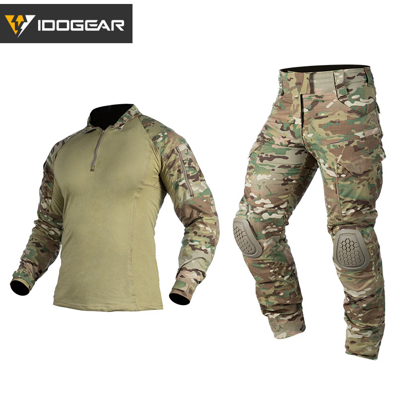 IDOGEAR Xiaogang Scorpion, тренировочный костюм лягушки четвертого поколения, тактический тренировочный костюм G4, четырехсторонний эластичный полевой тренировочный костюм Изображение 1