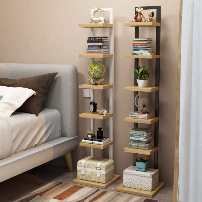 Creative Bookshelf Tree Shaped One Character Layer Frame Rack