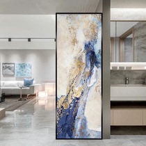 Modern light luxury high-end living room screen partition simple entrance hall half wall blocking home decoration abstract