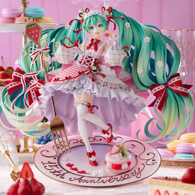 【Bilibili】In-Stock Gsc Hatsune Miku 15Th Anniversary Strawberry Cake Figure Reissue