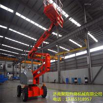 High-altitude work platform imported full self-propelled lift self-walking crank lifting platform telescopic arm electric hydraulic type