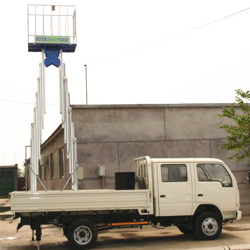 Factory direct custom car electric hydraulic lifting platform lifting ladder aerial work vehicle maintenance ladder