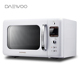 lò nướng kiêm nồi chiên không dầu Lò vi sóng retro trắng DAEWOO / Daewoo KOR-6LBRW nhỏ nhà bàn xoay mini dung tích 20L - Lò vi sóng lò vi sóng electrolux emm2023mw