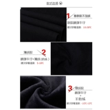 Черные цветные джинсы, весенние удерживающие тепло штаны, высокая талия, в обтяжку, по фигуре