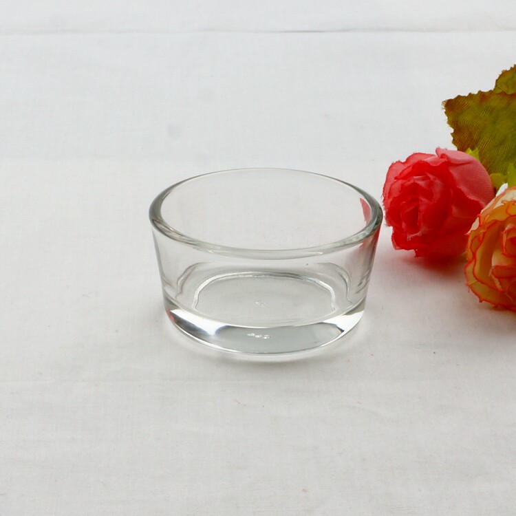 Candle cup wax candle holder glass candle holder transparent small cup small tea candle candle holder scented candle candle holder
