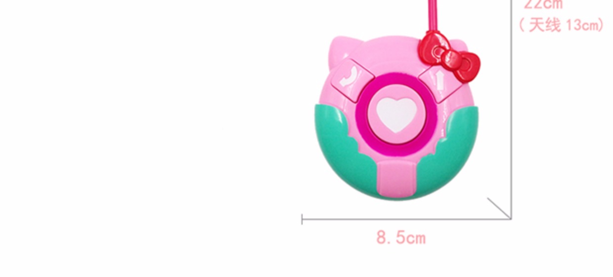 HelloKitty Hello Kitty Phim hoạt hình trẻ em Âm thanh và ánh sáng Điều khiển từ xa không dây Mini Xe dễ thương Đồ chơi cho bé gái đồ chơi cho bé sơ sinh