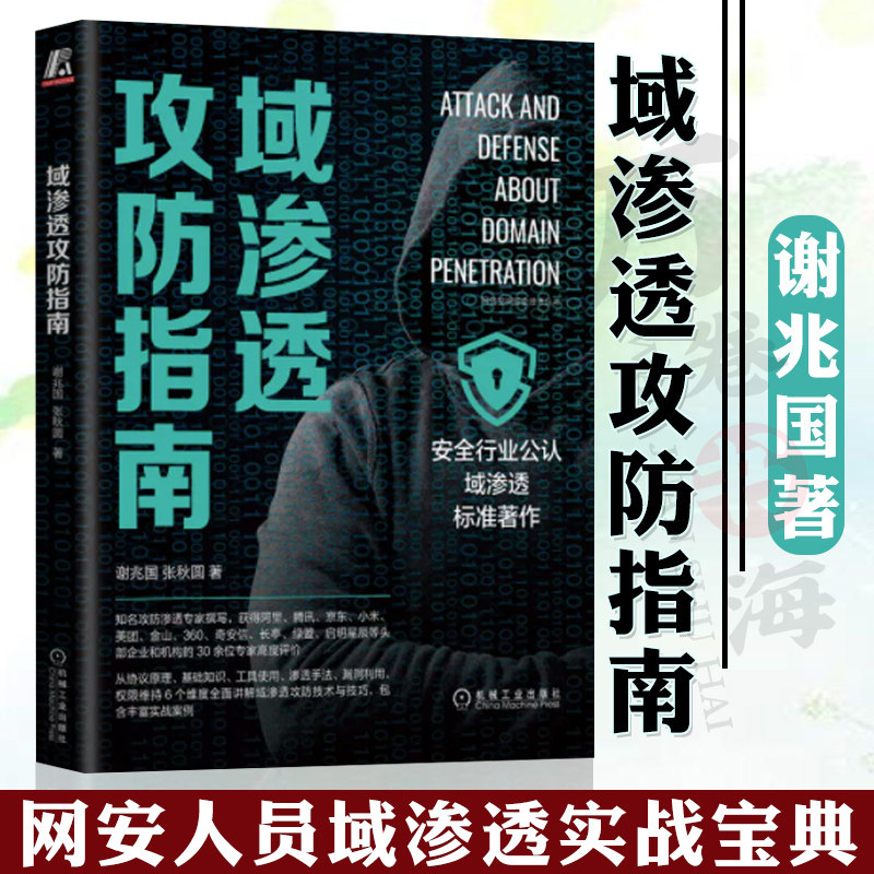 📚揭秘网络攻防秘籍！谢兆国《域渗透攻防指南》带你深入理解网络安全世界🛡️-计算机安全与密码学-淘宝好物网