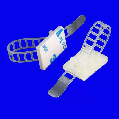 Cable and wire adjustable adhesive cable tie fixing seat CL-1 2 wire clamp import 3m Glue black and white