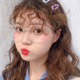 Big brother Gu Qianqian BC brigade GXX same style plain glasses female internet celebrity style transparent frame glasses can be equipped with myopia