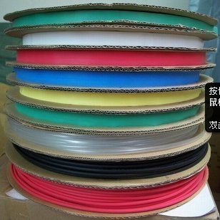 三联热缩管 绝缘套管1/2/3/4/5/6/10/12～180mm 红绿黄蓝白黑透明