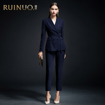 Rui Nuo high-grade formal womens suit British style fashion suit Business suit temperament capable business casual work clothes