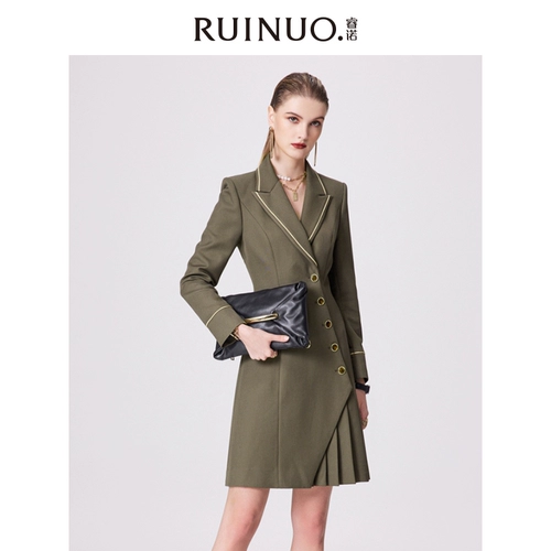 Классический костюм, приталенное платье, модный комплект, в британском стиле, изысканный стиль