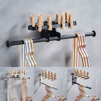 Multi-functional hanger artifact rotating balcony clothes hanger storage storage finishing rack dormitory wall wall-mounted