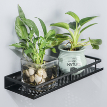 Wall flowers pen jia zi toilet shelf wall-mounted small balcony garden arranged pendulum flower toilet free