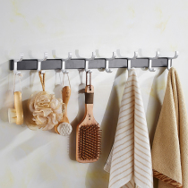 Bathroom hanging clothes hook wardrobe bathroom punch-free hanger strong wall wall hanging bathroom towel hook