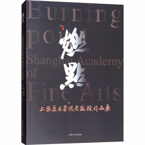 燃点 上海美术学院老教授作品展 潘耀昌 编 美术作品 艺术 上海大学出版社