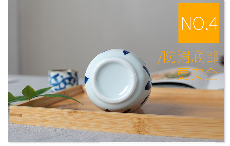 Móc hoa sáng tạo hộ gia đình rượu vang Nhật Bản đặt rượu vang trắng thủy tinh rượu vang ly rượu vang hầm rượu vang gốm - Rượu vang ly uống rượu nhỏ