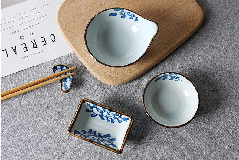 Không thường xuyên 碟 碟 dấm món ăn nhỏ bằng gốm sứ bộ đồ ăn dưa chua món ăn sáng tạo nước tương nhỏ món ăn hương vị nhỏ dĩa nhỏ