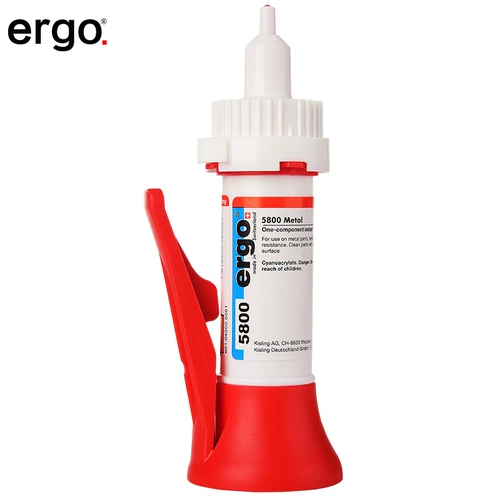 Импортированный из Швейцарии прочный клей Ergo.5800, металл, железо, керамика, пластик, акрил, термостойкий, прозрачный, быстросохнущий клей