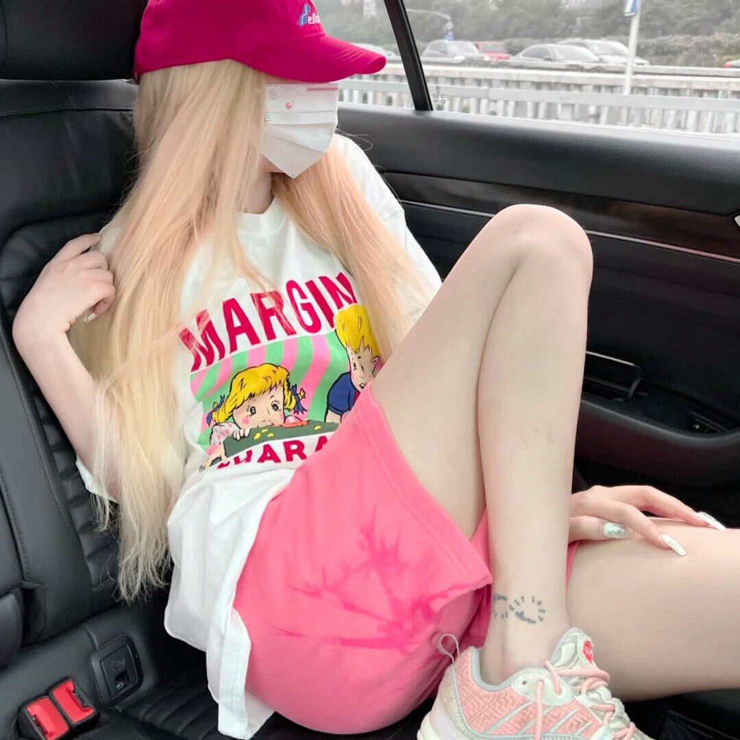 2021 summer new women's Korean version of ins tide brand cartoon short sleeve T-shirt loose Harajuku bf wind student women's coat