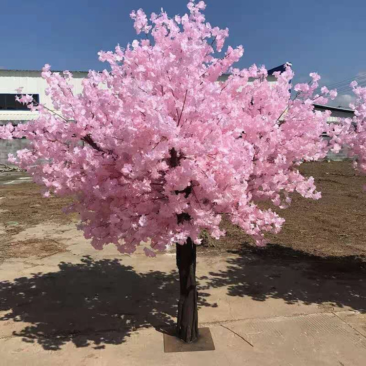 Mô phỏng cây anh đào mô phỏng đám cưới cây đào 绢花 影楼 cây anh đào giả trang trí vòm cao tầng bó hoa - Hoa nhân tạo / Cây / Trái cây lan gia hac