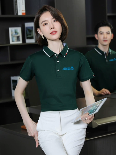 Летняя футболка polo для работы, короткий рукав, делается под заказ, с печатью вашего логотипа, с вышивкой