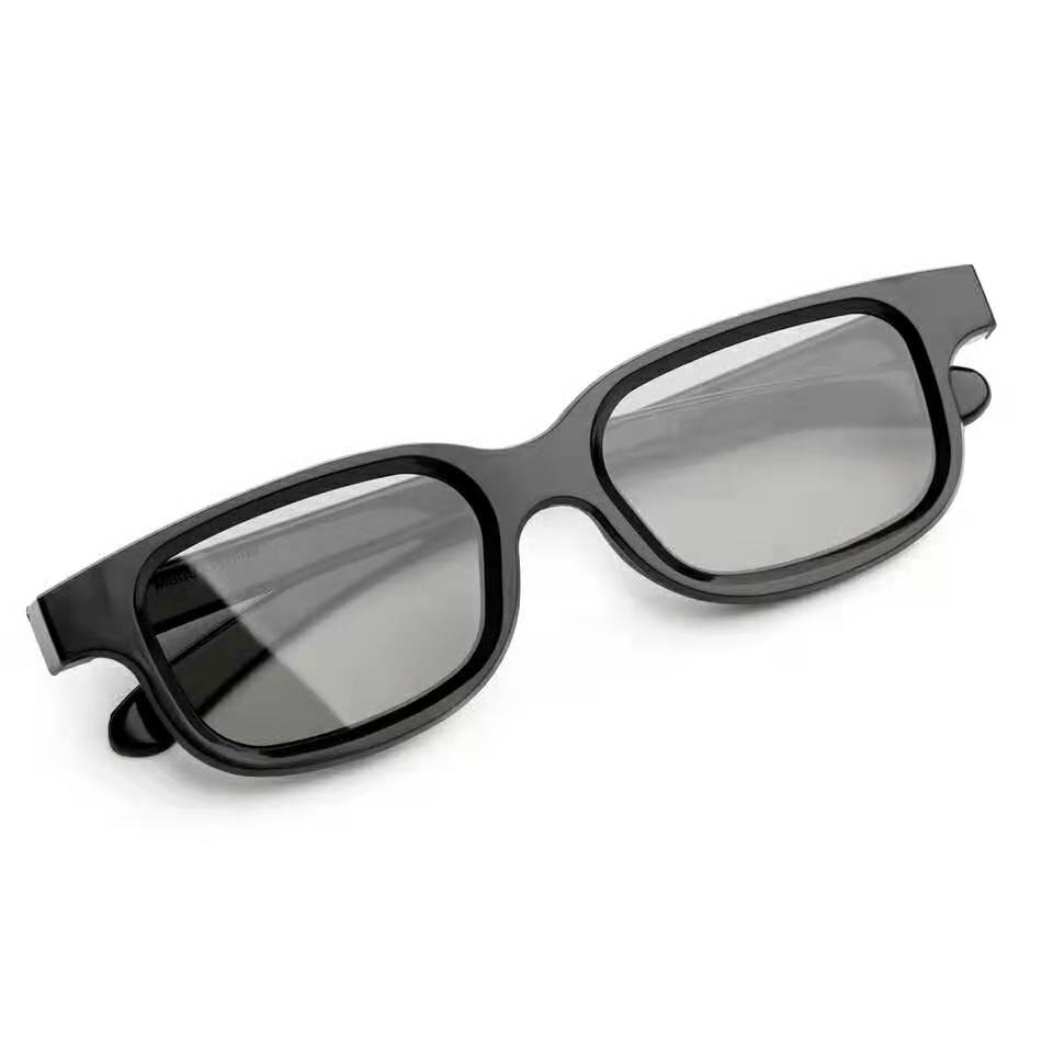 Round polarized 3D glasses Round polarized non-flash stereoscopic glasses Dual passive cinema