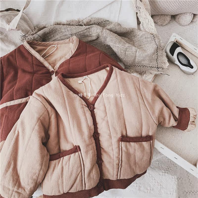 Self-retention recommended soft CHAO comfortable padded warm men and women baby children's quilted jacket jacket short jacket