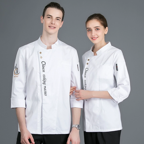 Шеф-повара Рабочая одежда мужская длинная рукава осень и зимний ресторан пекарня отель Catering Kitchen Restauran