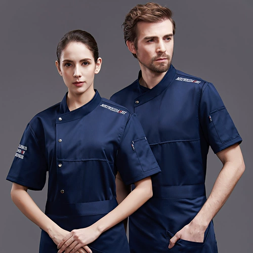 Шеф -повара рабочая одежда Мужская длинная летние повара Service Service Servie