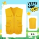 HYX-015 жилет детский желтый