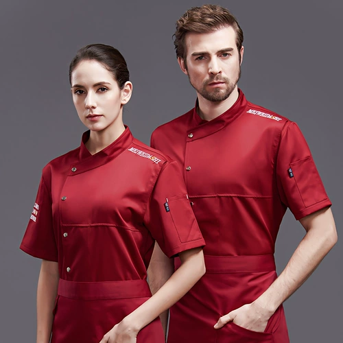 Шеф -повара рабочая одежда Мужская длинная летние повара Service Service Servie