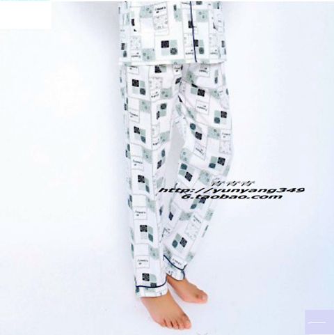 Xiangshen thương hiệu quần cotton pyjama nam dài mùa xuân, mùa hè và mùa thu, quần cotton nhà cao cấp, giải trí và thoải mái 80 quần túi hộp nam