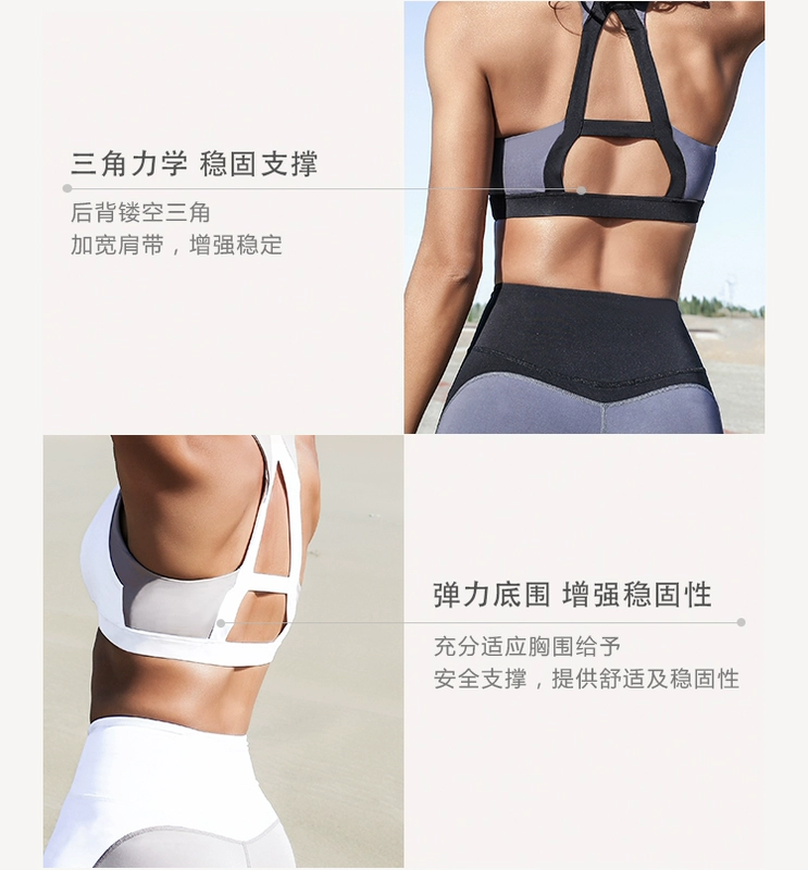Đồ lót thể thao La Nikar nữ chống sốc khi tập gym yoga gợi cảm áo ngực đẹp thu thập màu sắc