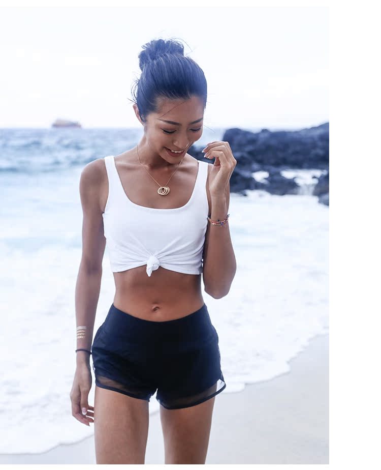 La Nikar Yoga vest nữ áo ngực thể dục với áo ngực tập hợp đồ lót không tay vest áo zumba