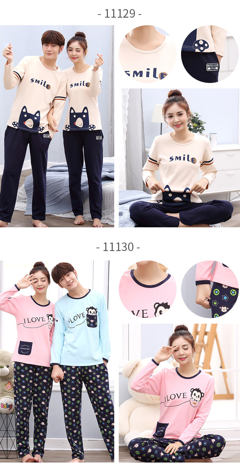 Pyjama mixte en Coton à manches longues - Ref 2988554 Image 22