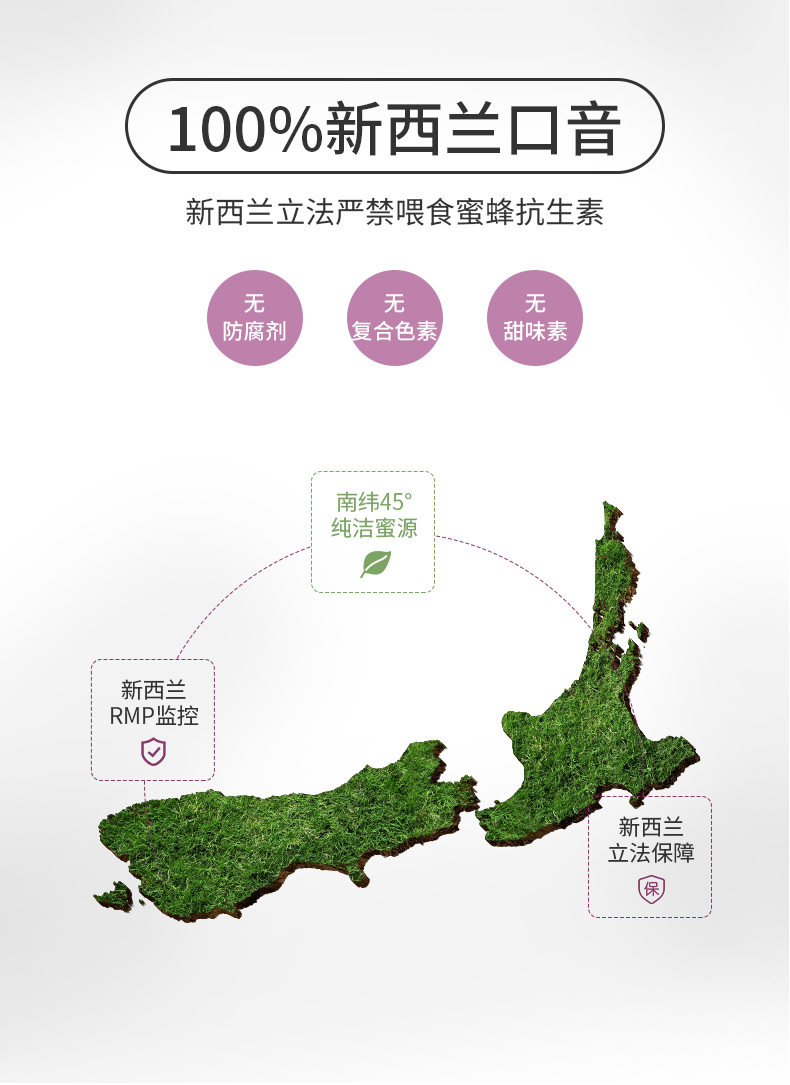 新西兰进口 Streamland 新溪岛 百香果蜂蜜 500g 图2