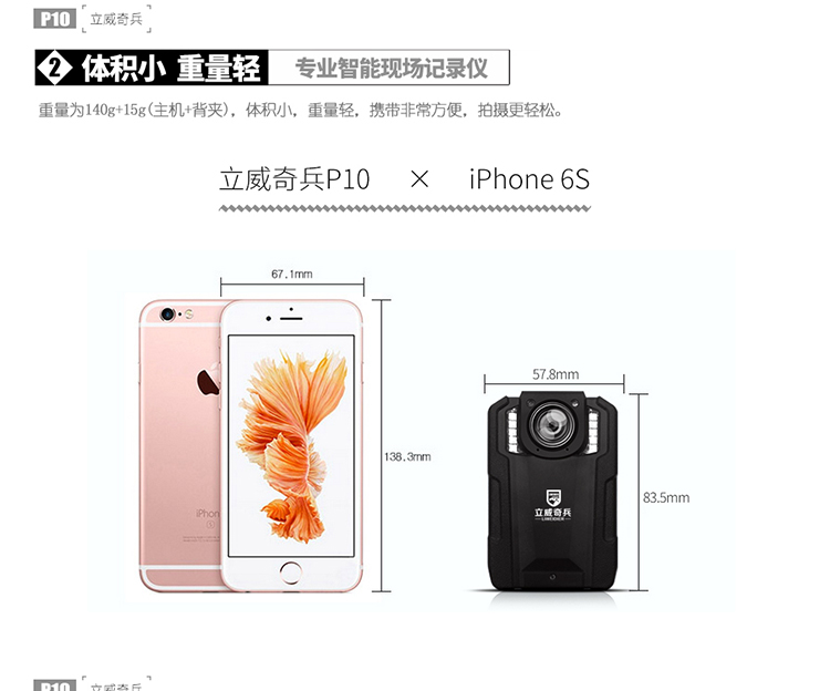 Máy ảnh Liwei Qibing P10 HD Máy ghi âm trực tiếp Tầm nhìn ban đêm hồng ngoại 33 triệu pixel nhỏ gọn và di động - Máy quay video kỹ thuật số máy quay video cầm tay