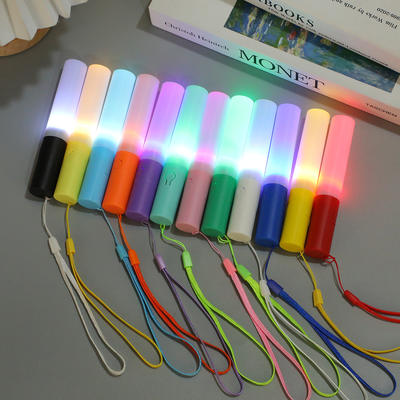 Simple, fashionable, portable lanyard, electronic LED glow stick, multi-color light stick, party and concert support atmosphere light