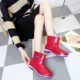 Giày đế thấp giúp giày đi mưa cho nữ ống đi mưa cho nam
