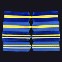  New inventory 87-style air blue Sergeant Major Epaulette Title card Sergeant Major soft and hard shoulder card Military fan collectibles